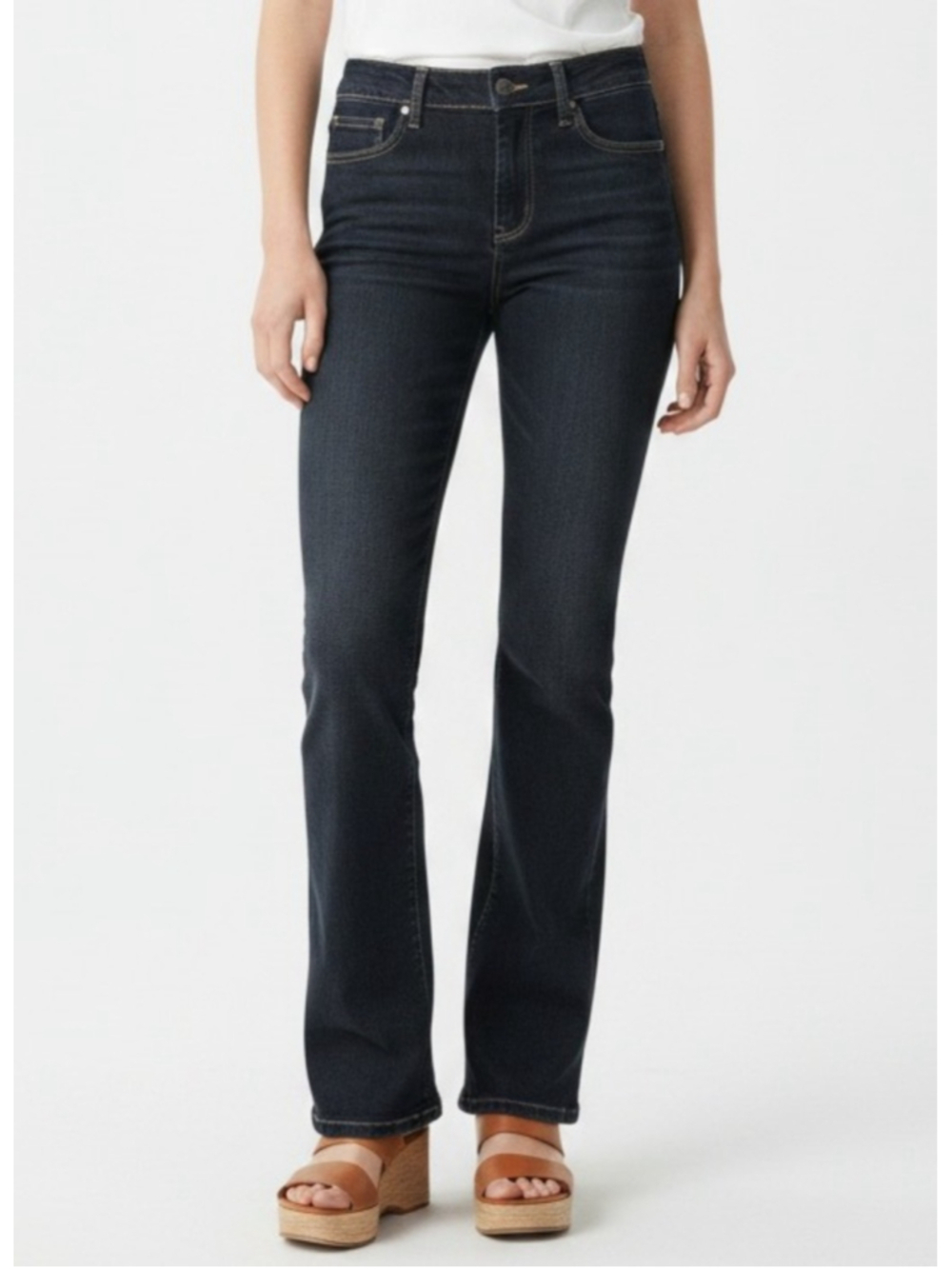 Dazy Dark Blue Boot Cut Jeans Large